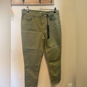 DG2 by Diane Gilman Olive Green Pants